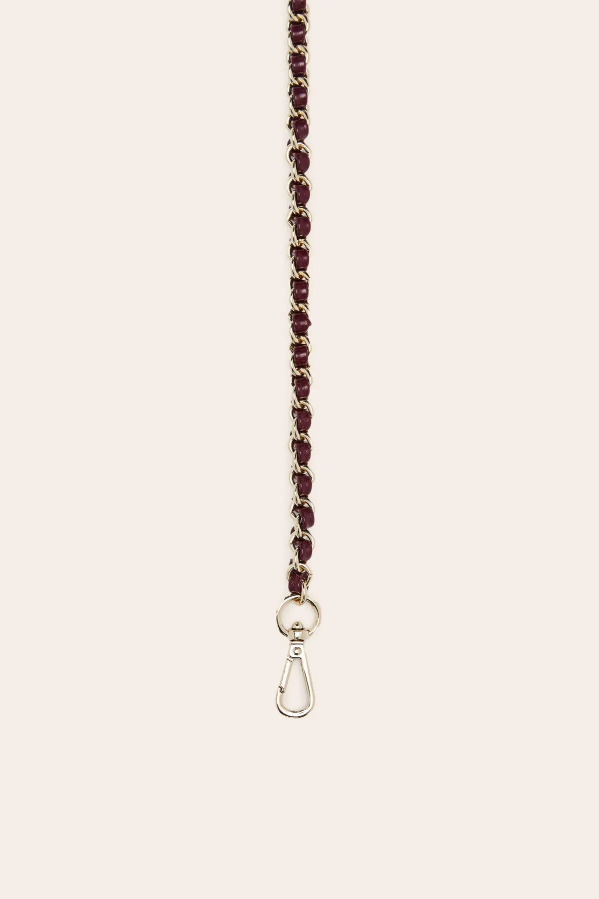 Balzac Paris Anse chaîne Tressée courte bordeaux Clearance