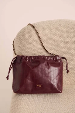 Balzac Paris Anse chaîne Tressée courte bordeaux Clearance