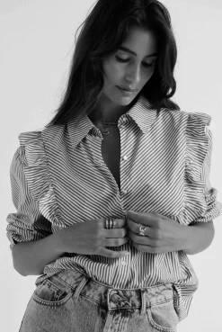 Balzac Paris Blouse Cassi Rayures bleu Online