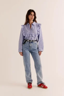 Balzac Paris Blouse Cassi Rayures bleu Online