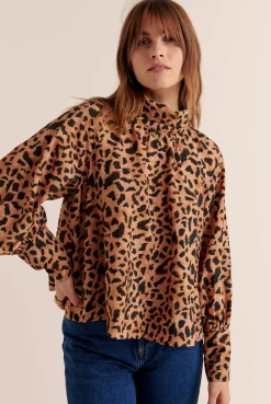 Balzac Paris Blouse Mona Guépard cappuccino Shop