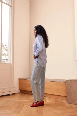 Balzac Paris Blouse Source léopard et rayures Rayures léopard Outlet