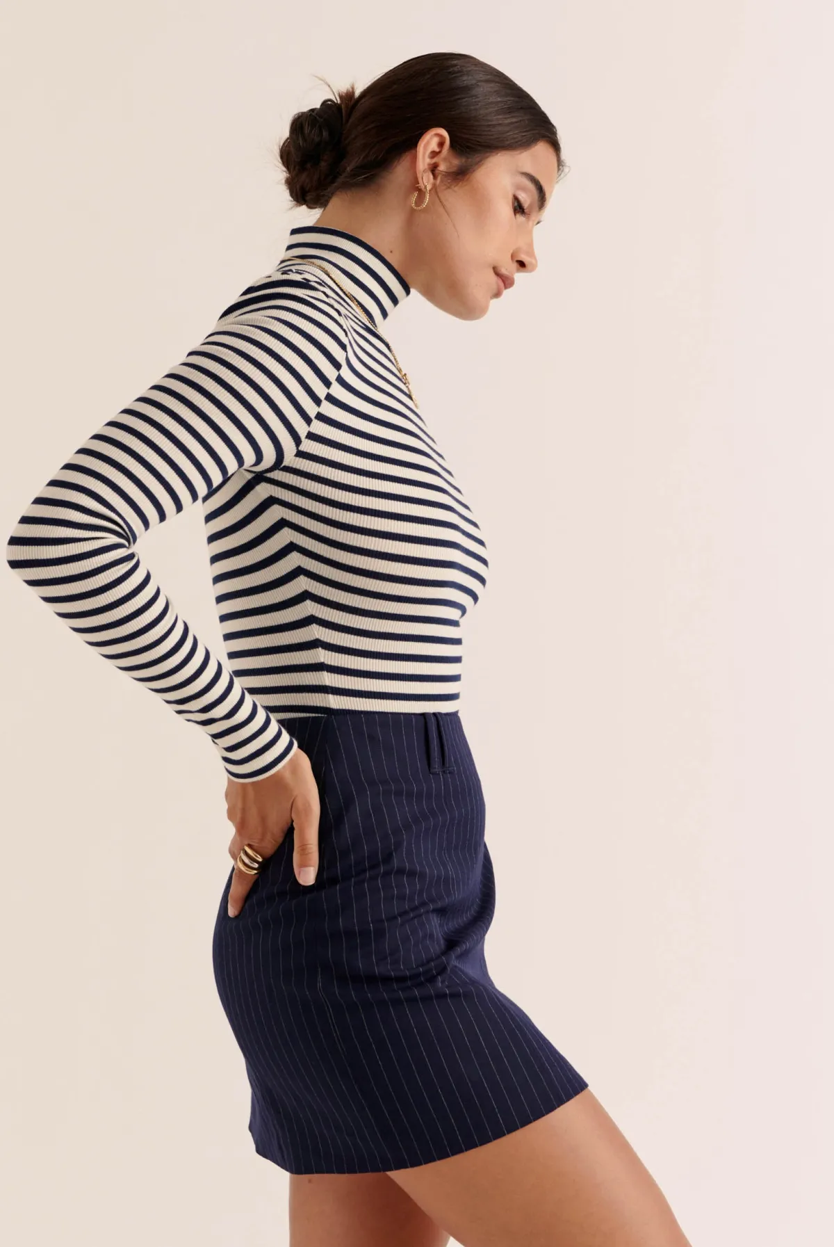 Balzac Paris Body Légendaire marine et écru Rayures Discount