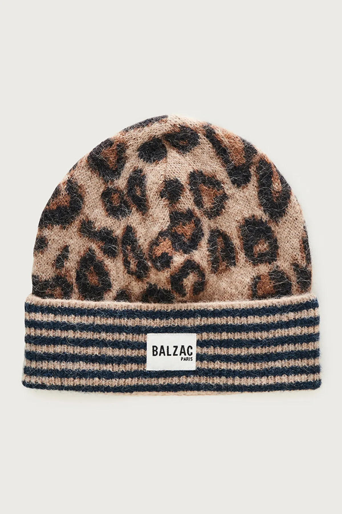 Balzac Paris Bonnet Lou rayures et léo Rayures léopard Cheap