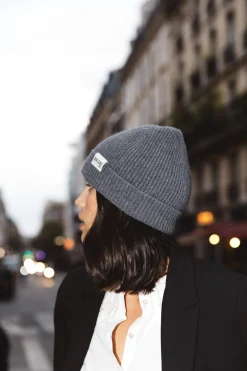 Balzac Paris Bonnet Raphael gris Gris en laine mérinos Sale