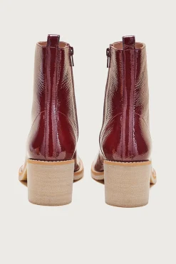 Balzac Paris Bottines Allure Vernis froissé chocolat Best Sale