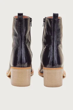 Balzac Paris Bottines Allure vernis froissé noir Noir vernis Discount