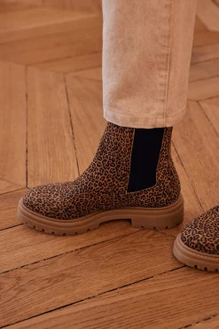 Balzac Paris Bottines Fleuron Léopard Best