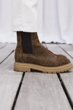 Balzac Paris Bottines Fleuron Léopard Best