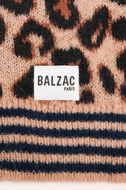 Balzac Paris Cagoule Miller Rayures marine et léopard Flash Sale