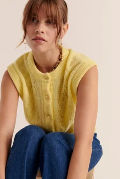 Balzac Paris Cardigan Brooke Jaune Fashion