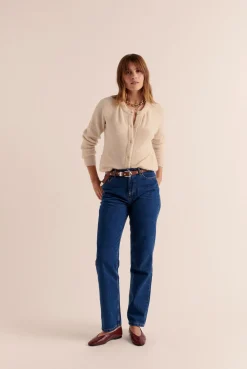 Balzac Paris Cardigan Come blanc naturel Ecru Discount