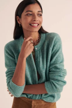 Balzac Paris Cardigan Come Bleu vert Cheap