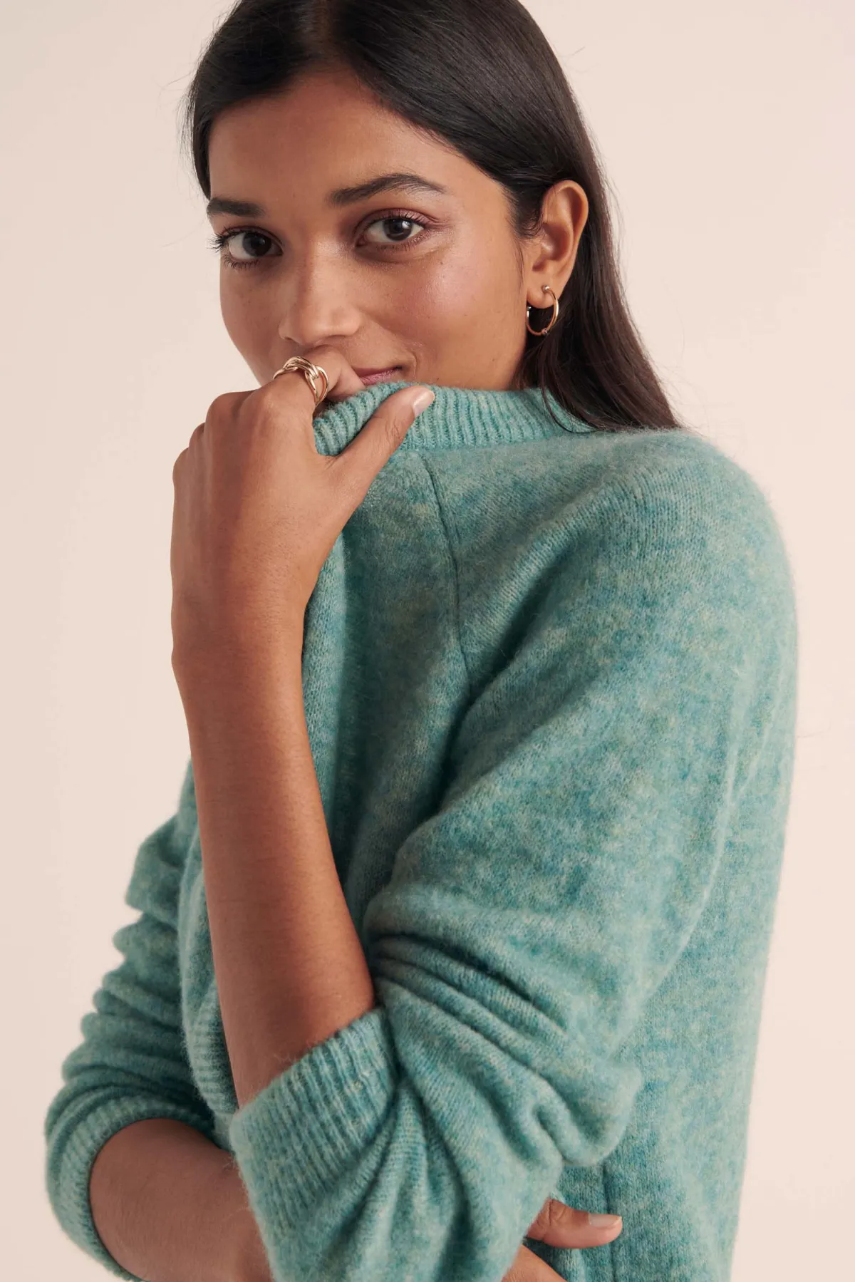 Balzac Paris Cardigan Come Bleu vert Cheap