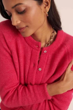 Balzac Paris Cardigan Come Fuchsia Flash Sale