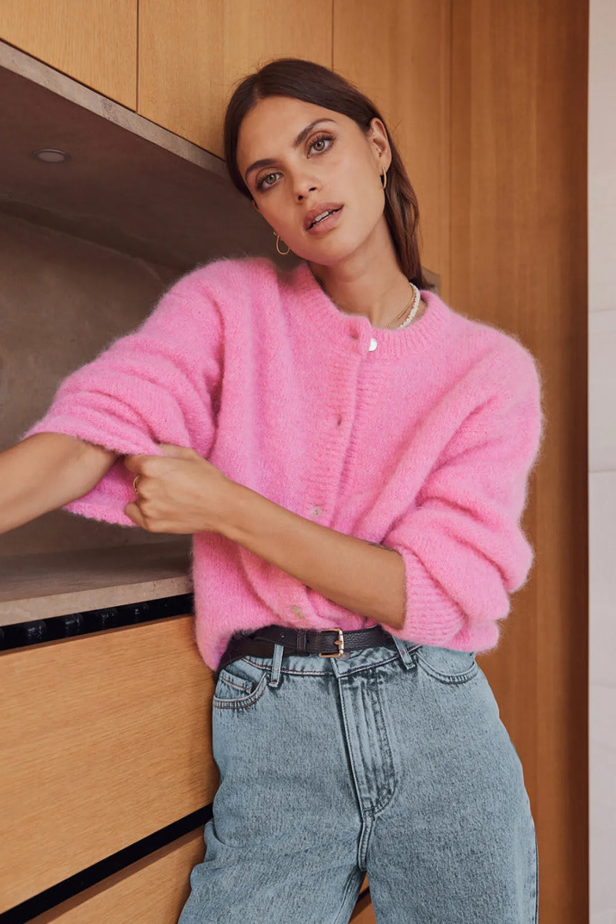 Balzac Paris Cardigan Douceur Rose bonbon Cheap