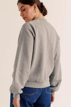 Balzac Paris Cardigan Douillet Gris chiné Shop