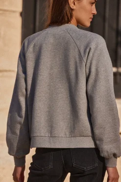 Balzac Paris Cardigan Douillet Gris chiné Shop