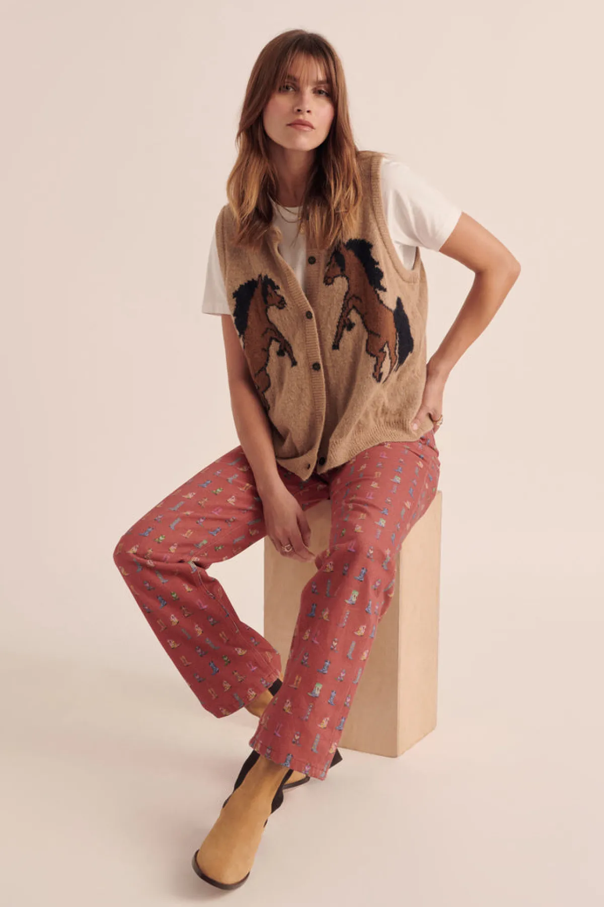 Balzac Paris Cardigan Jolly Camel et marron Sale