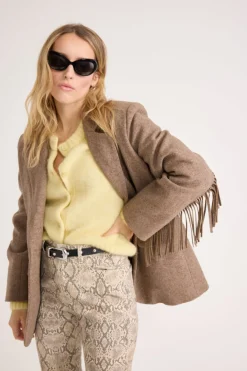 Balzac Paris Cardigan Scott Jaune Online
