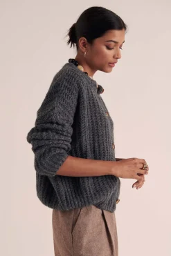 Balzac Paris Cardigan St Gilles Gris Sale