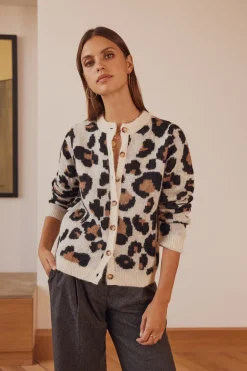 Balzac Paris Cardigan Vivien Léopard Clearance