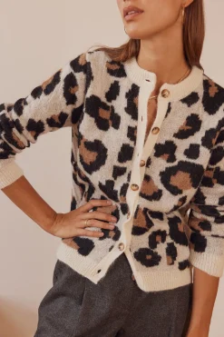 Balzac Paris Cardigan Vivien Léopard Clearance