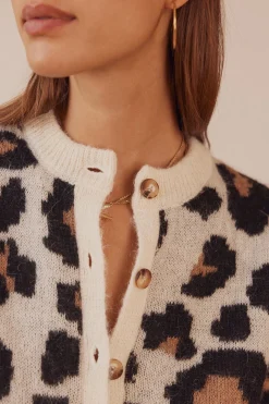Balzac Paris Cardigan Vivien Léopard Clearance