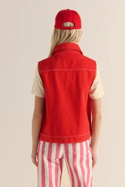 Balzac Paris Casquette Espoir rouge & écru Rouge et écru Online