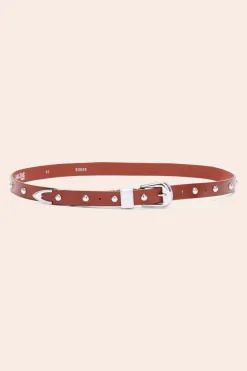 Balzac Paris Ceinture Cameron Clouté camel New