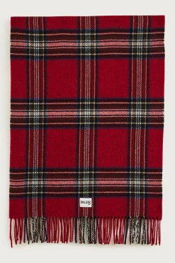 Balzac Paris Écharpe Public Tartan rouge Store