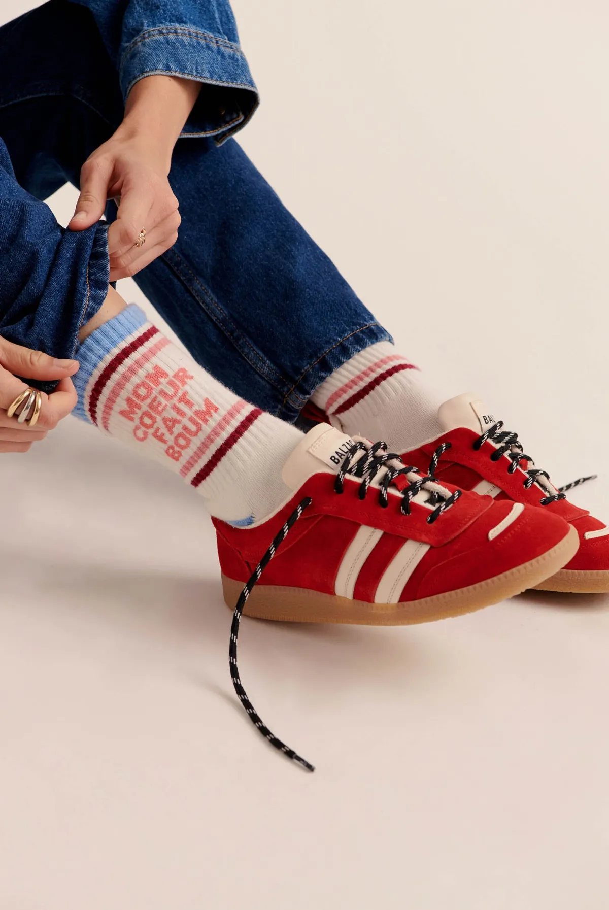 Balzac Paris Chaussettes boum Écru Cheap