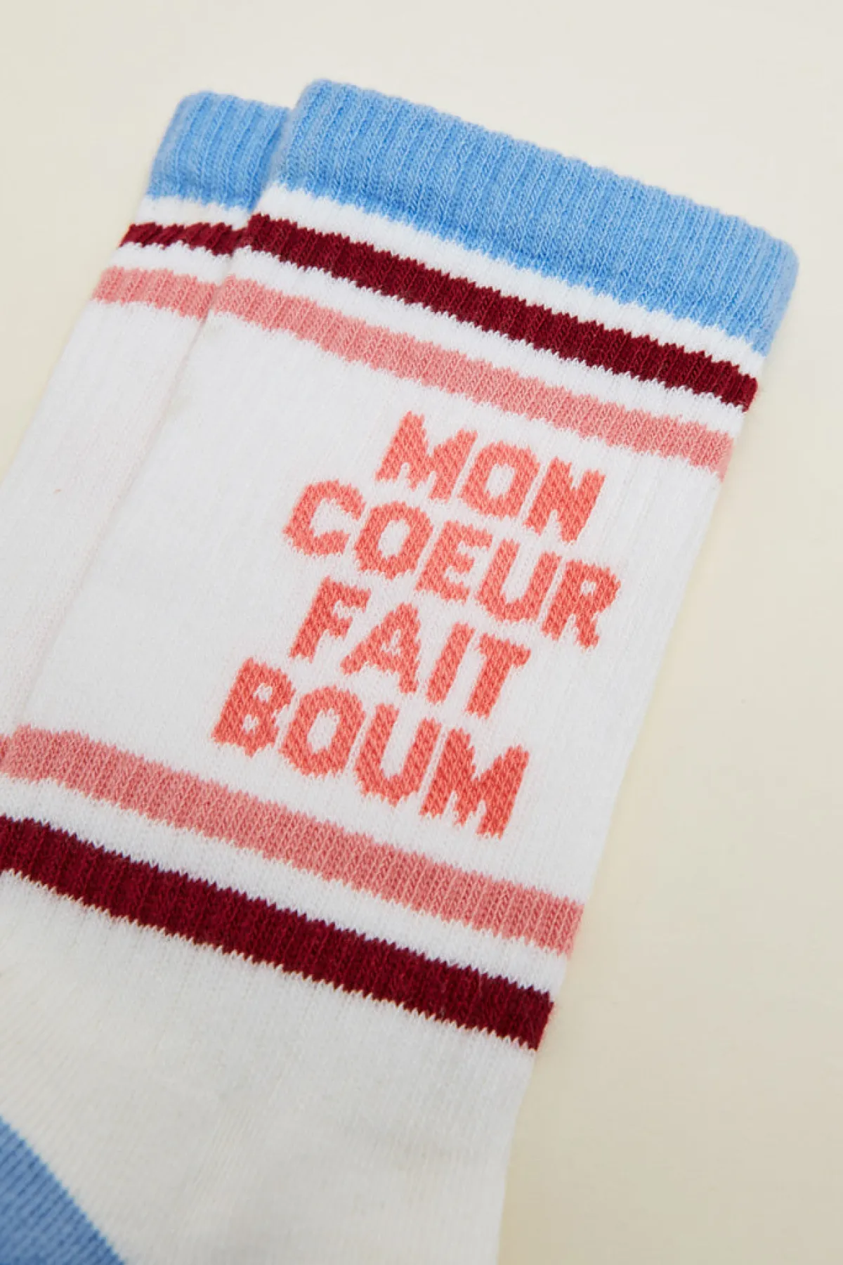 Balzac Paris Chaussettes boum Écru Cheap