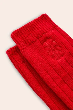 Balzac Paris Chaussettes Felice Rouge Outlet