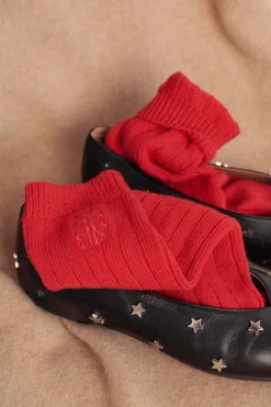 Balzac Paris Chaussettes Felice Rouge Outlet