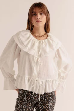 Balzac Paris Chemise Belva Blanc naturel Flash Sale