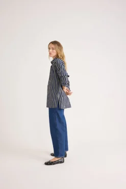 Balzac Paris Chemise Hector Rayures marine et jaune Fashion