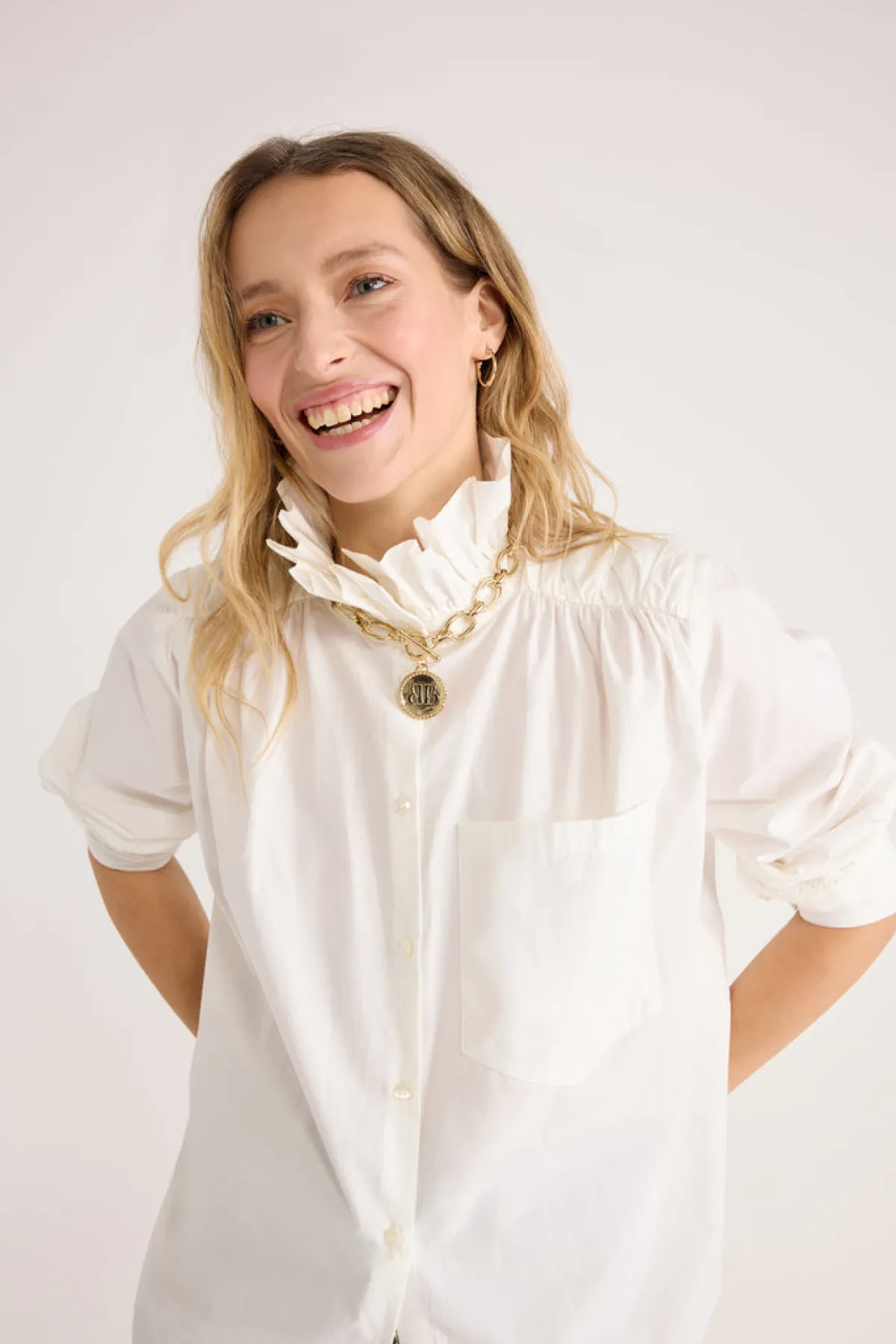 Balzac Paris Chemise Léonor Blanc naturel Hot