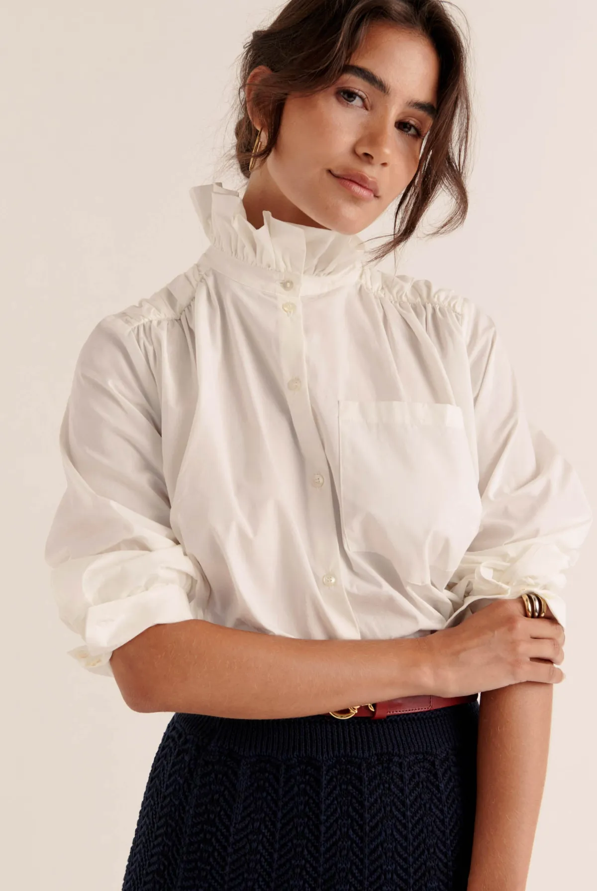 Balzac Paris Chemise Léonor Blanc naturel Hot
