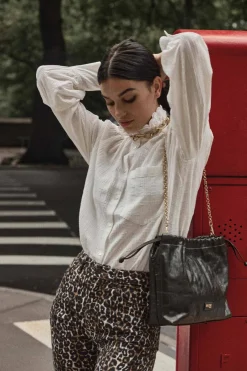Balzac Paris Chemise Léonor Carreaux blanc naturel Fashion