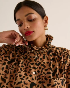 Balzac Paris Chemise Léonor guépard cappuccino Guépard cappucino Hot