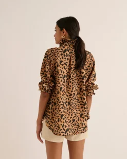 Balzac Paris Chemise Léonor guépard cappuccino Guépard cappucino Hot