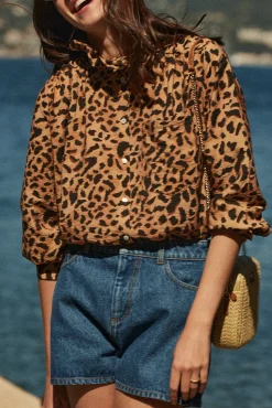Balzac Paris Chemise Léonor guépard cappuccino Guépard cappucino Hot
