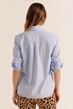 Balzac Paris Chemise Ulysse rayure Bleu Store