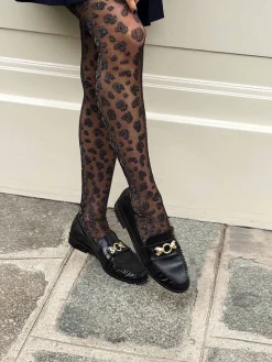 Balzac Paris Collants Robine Léopard Hot