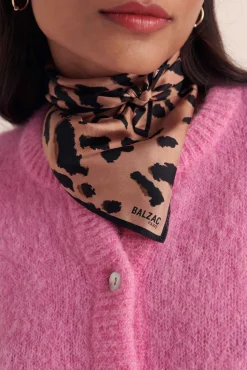 Balzac Paris Foulard Kelly guepard cappuccino Guépard cappuccino Hot