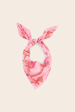 Balzac Paris Foulard Kelly Nœuds rose et rouge Store