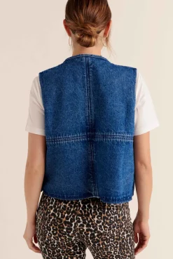 Balzac Paris Gilet Mike Bleu outremer Discount