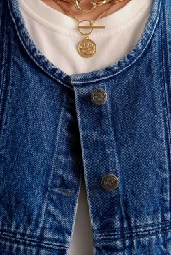 Balzac Paris Gilet Mike Bleu outremer Discount