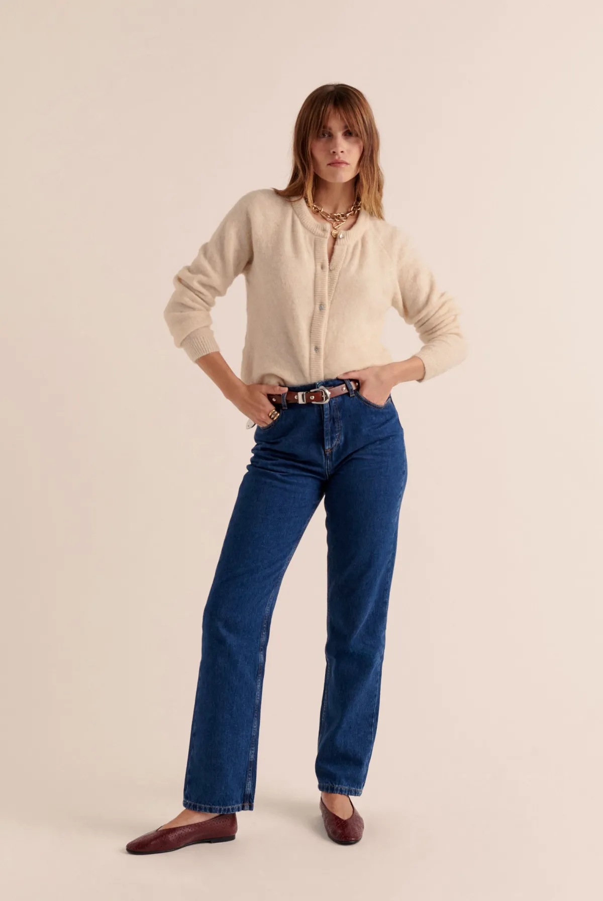 Balzac Paris Jean Fauve Bleu midi Flash Sale